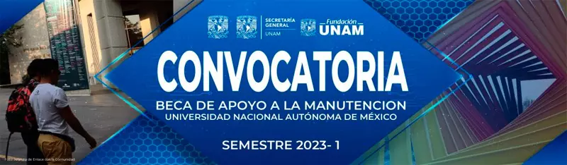 beca de manutención en la UNAM